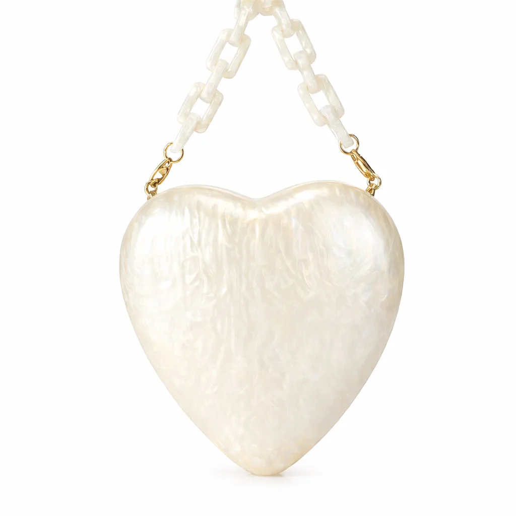 

Ladies Acrylic Pearl Wallet Handbag Wedding Party Luxury Single Shoulder Clutch Bag Cute Evening Outfit Accessory Hard Shell Bag