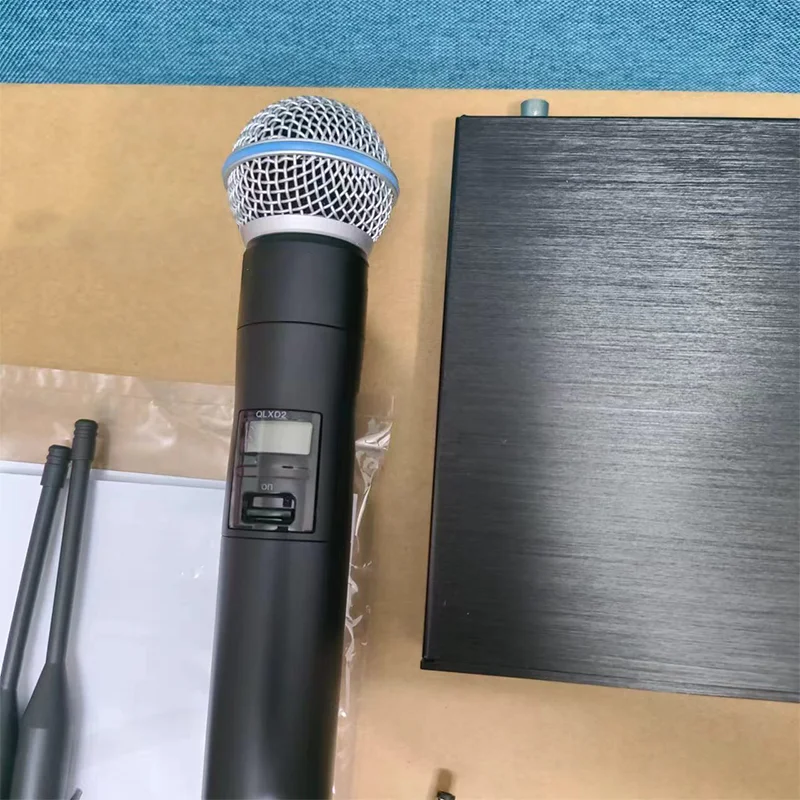 QLXD4 Microphone sans fil Performance scène karaoké hôte Streaming en direct Microphone professionnel