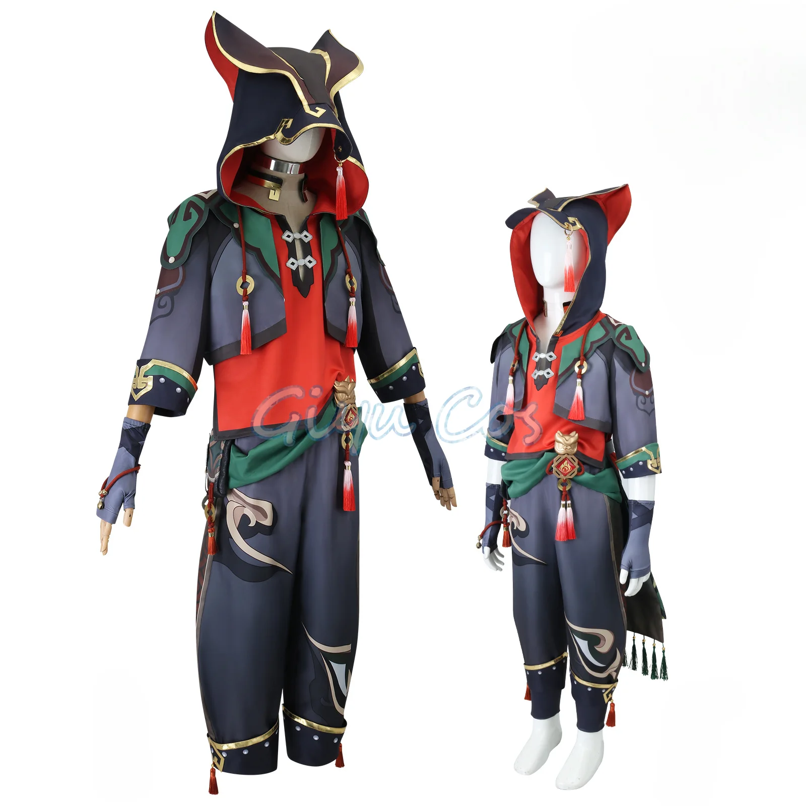 Genshin Impact Gaming Cosplay Traje, Peruca Uniforme Anime, Estilo Chinês, Trajes de Halloween