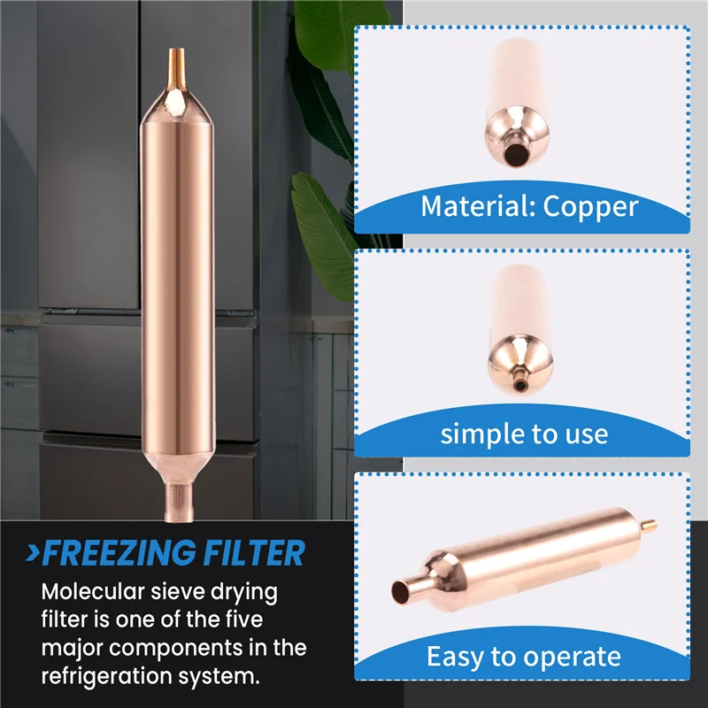 A68M-10 مرشحات التبريد 115X18mm مرشح الثلاجة مجفف الملحقات التبريد