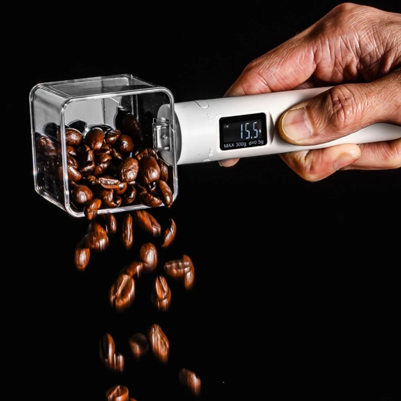 

Multifuntion Electric Measuring Spoon Clear Digital Measuring Spoon for Cooking