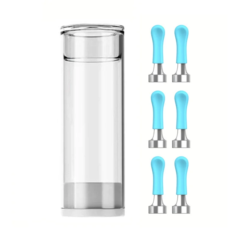 PZHI-Tips Ear 6-teiliges wasserdichtes Silikon-Ohrlöffel zur Entfernung von Ohrenschmalz, Endoskop-Ohrreiniger-Spitzen-Set für Bebird W3/R3