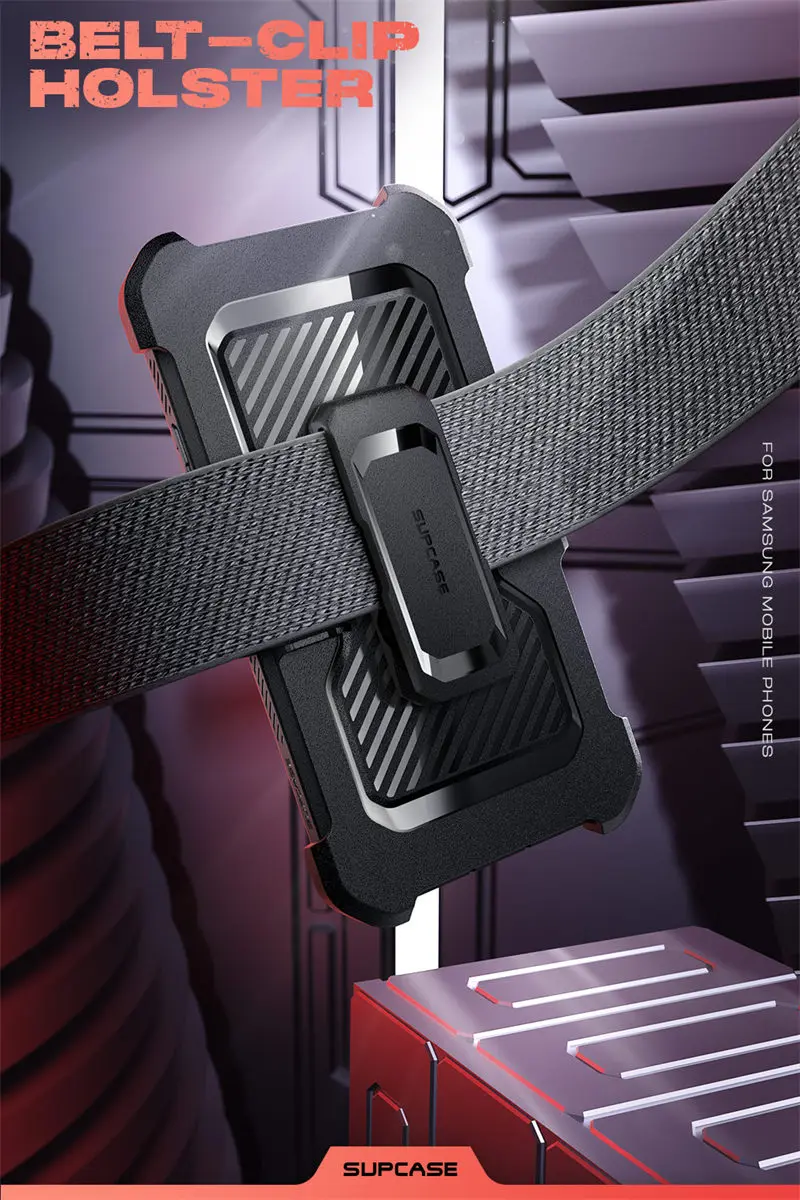 SUPCASE For Samsung Galaxy S22 Ultra Case (2022) 6.8 inch UB Pro Full-Body Holster Cover WITHOUT Built-in Screen Protector