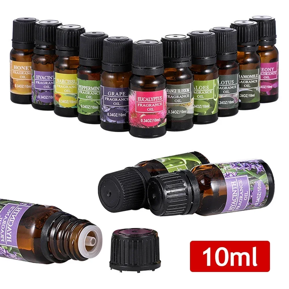 10ml Essential Oils Fragrance Oil Air Freshening Dropper Essential Oil Flower Fruit Humidifier Fragrance