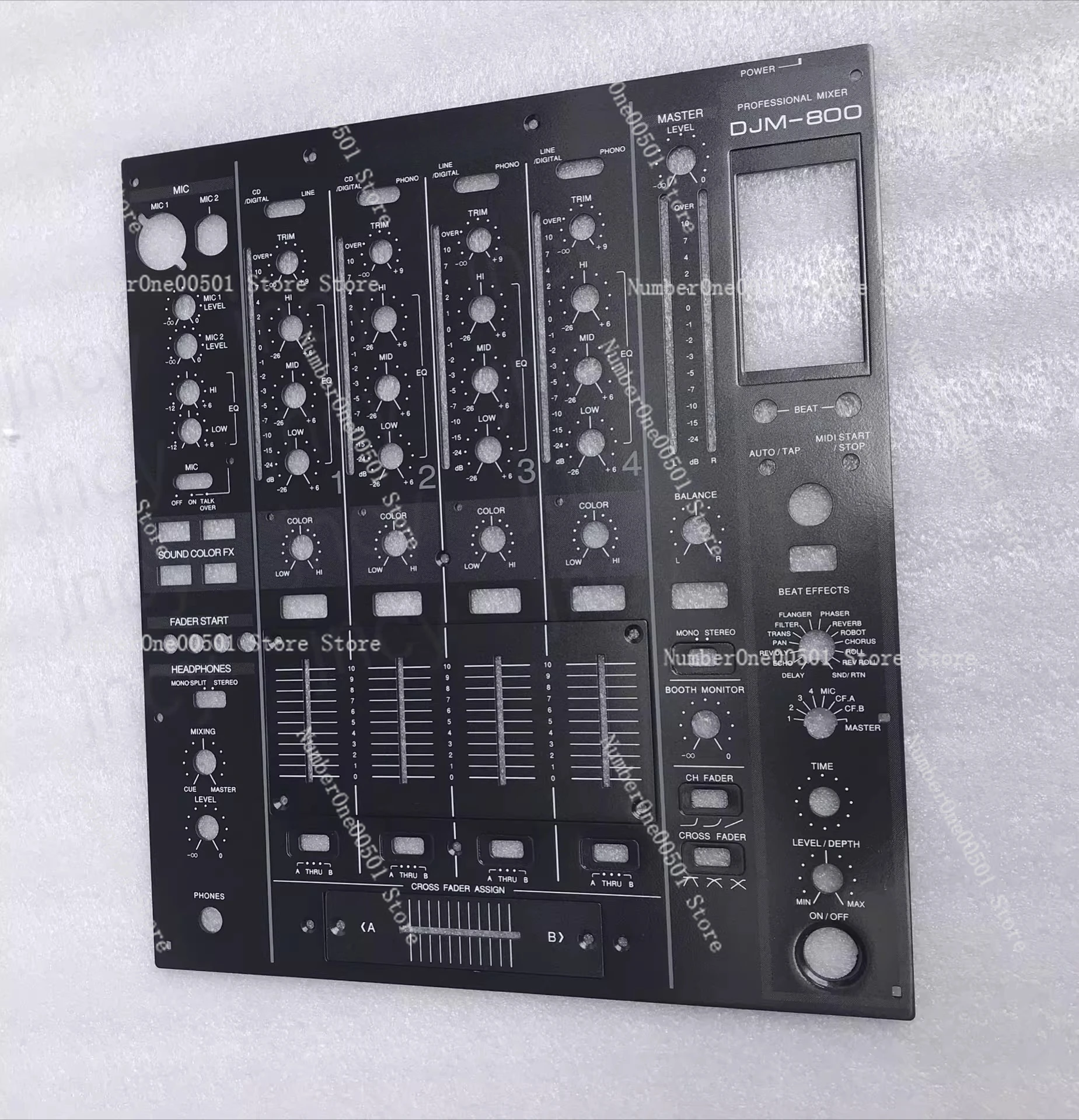 DJM-800 mixer panel, full set, complete set of iron plate, fader cross-cutting plate, medium plate