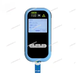 Blood Coagulation Analyzer ElectroMeter for Professional Point of Care Patient Self-Testing Portable Coagulometer PT/INR Meter