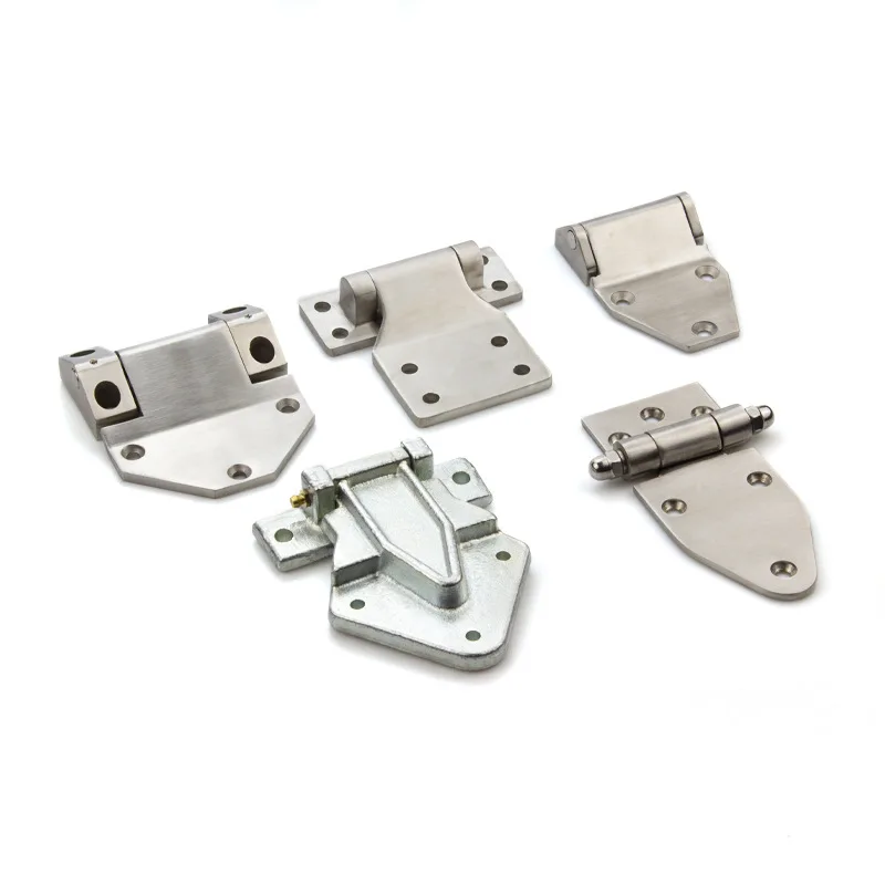 

1PCS Stainless Steel Heavy-duty Industrial Hinges Precision Cast Flat Open Load-bearing Thickened Special Vehicle Hinge Hardware
