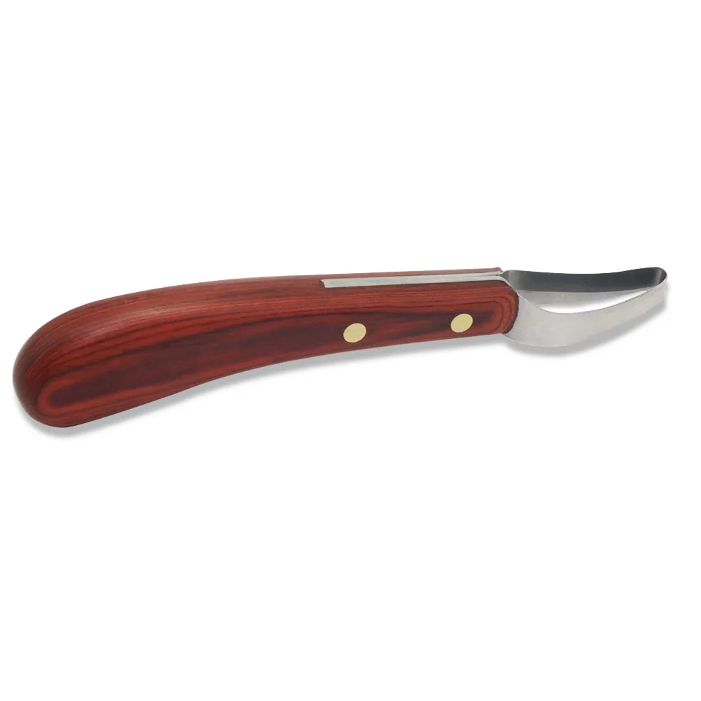 

1 Pcs Sheep Hoof Trimmer Blade Edge Cattle Horse Hoof Knife Shears Cutter Multipurpose Hoof Wooden Handle Stainless Steel