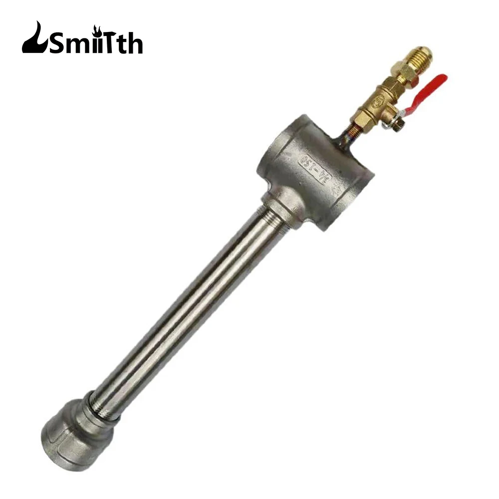 

LSMIITTH Forge Gas Burner 100,000 BTU Propane Furnace Burner Foundry For Metal Melting Raku Kiln Blacksmith Farrie Knife Making