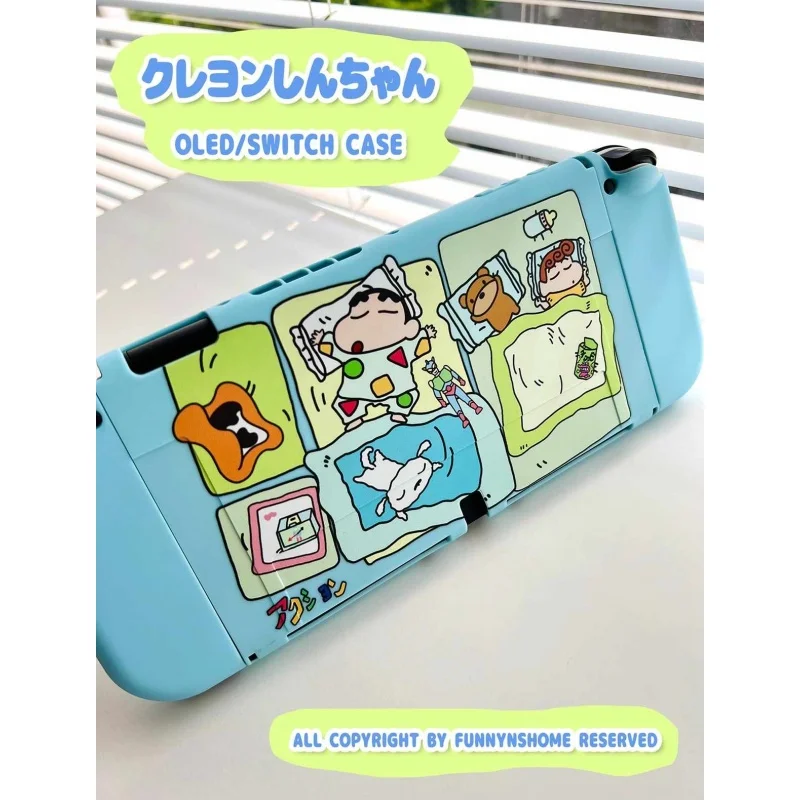 

Original Switch2 Protective Shell Cute Little Boy Custom Graffiti Oled Protective Shell Ns Protective Shell Anime Peripherals