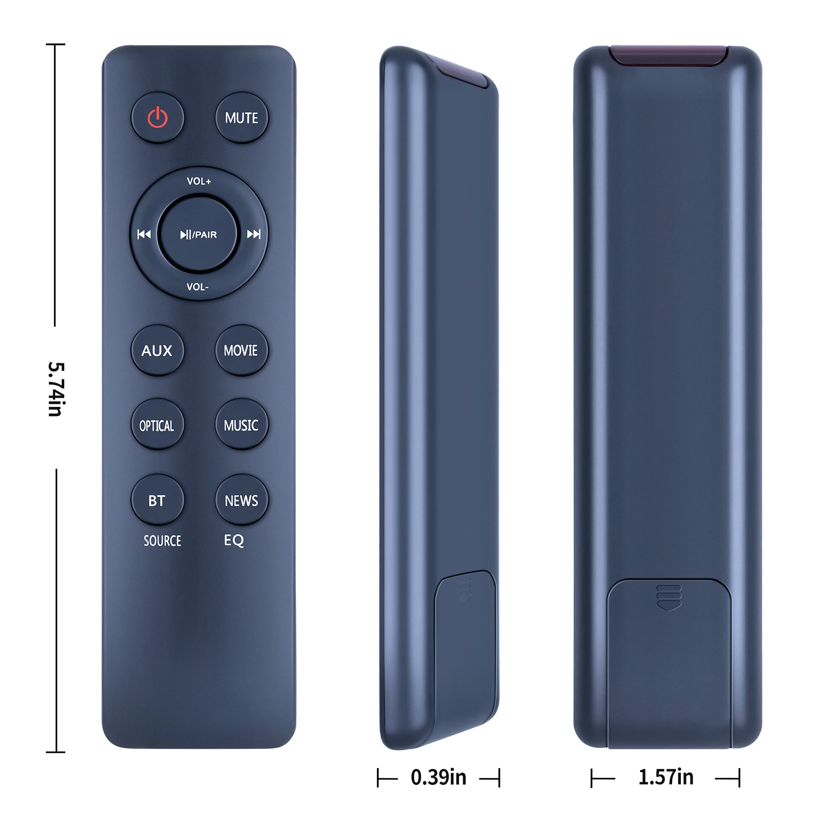 Nakamichi BF21 2.1 채널 사운드바 시스템, 리모컨 신제품