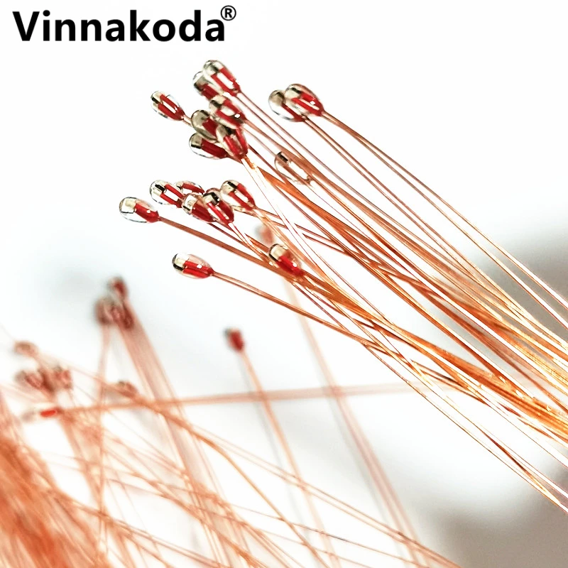 10PCS High Temperature NTC Thermistors MF51-1% B Value 3950 4250 5K 10K 50K100K -50℃~+350℃