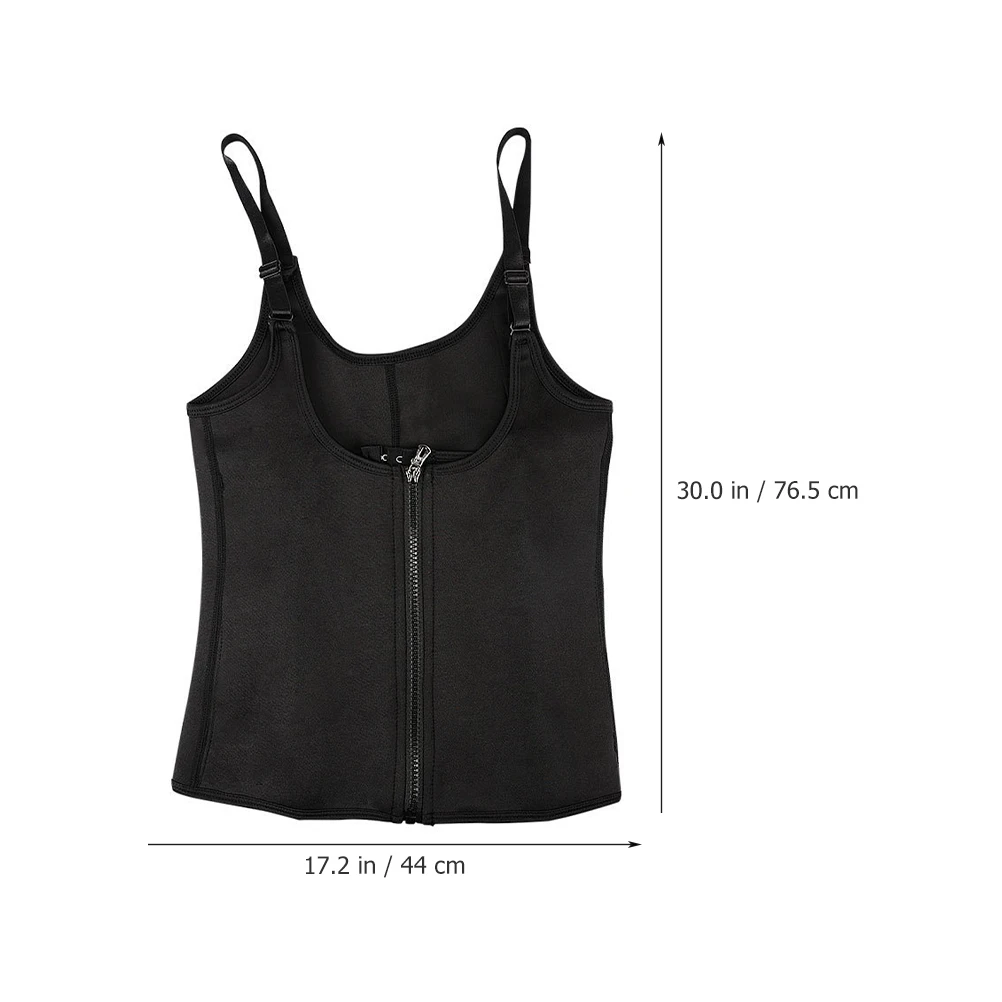 

Zipper Design Tummy Control Body Shaper Vest for Women Shapewear M 60 65kg Breathable Comfortable Body Shaper Tank Tops Camisole