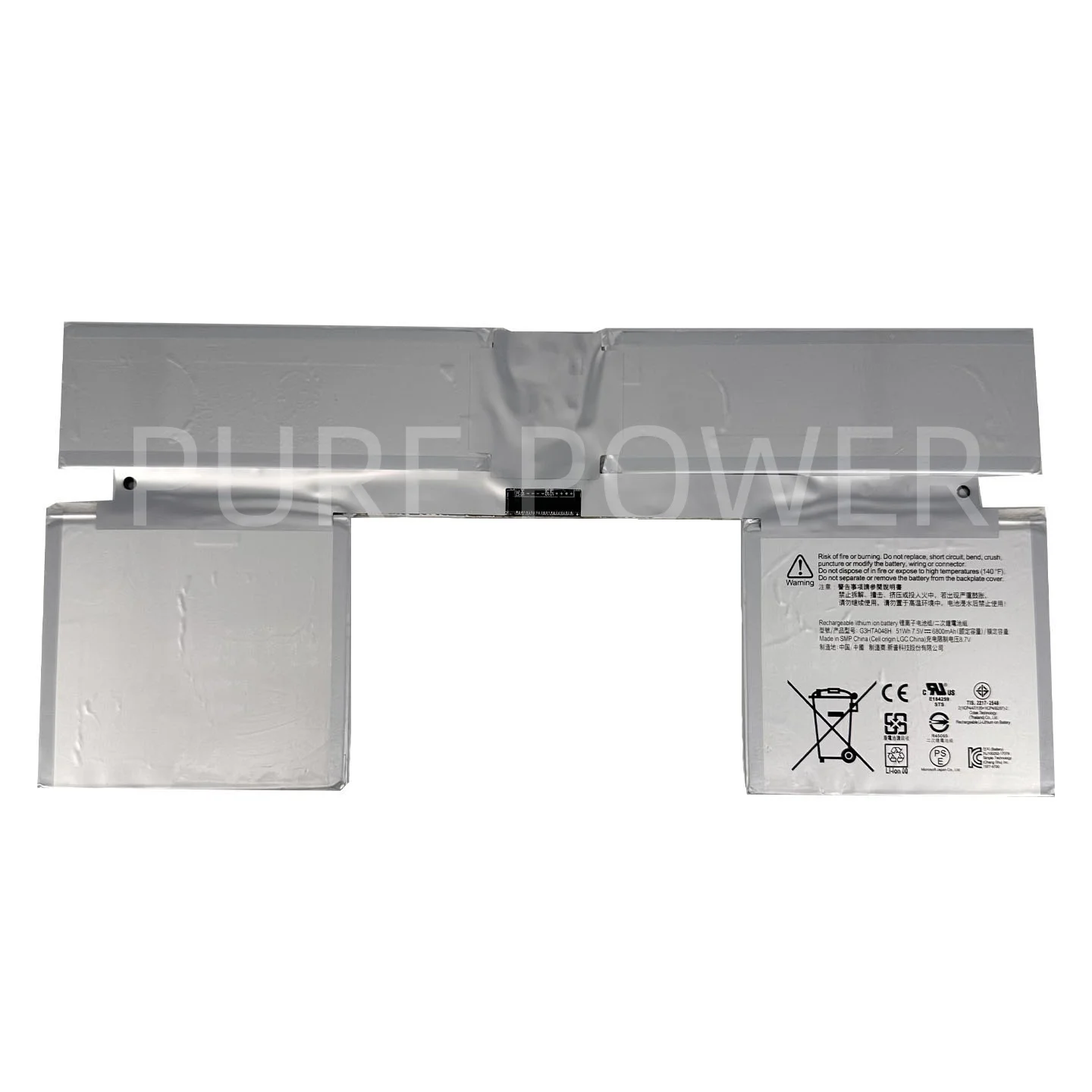 New Laptop Battery G3HTA048H 7.5V 51WH 6800mAh High Quality For Microsoft Surface Book 2 13.5