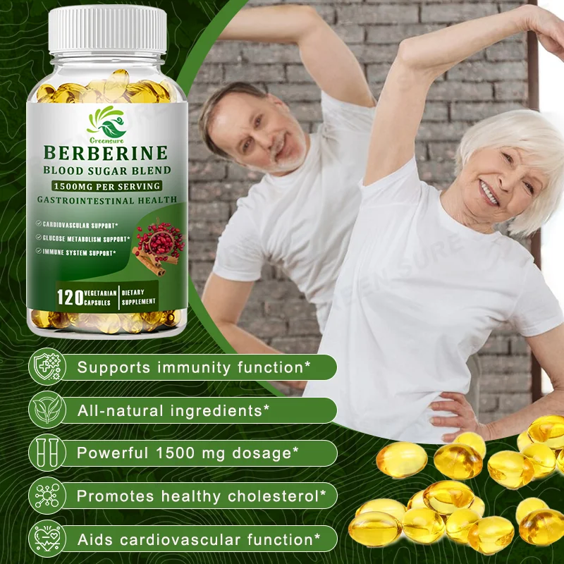 GREEBSUER Berberine for Metabo - Berberine Hcl Capsule recension och pris