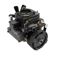 TOYAN FS-S100AT Four-Stroke Engine Model Set Miniature Transparent Cylinder Head Engine Model Toy Birthday Gift