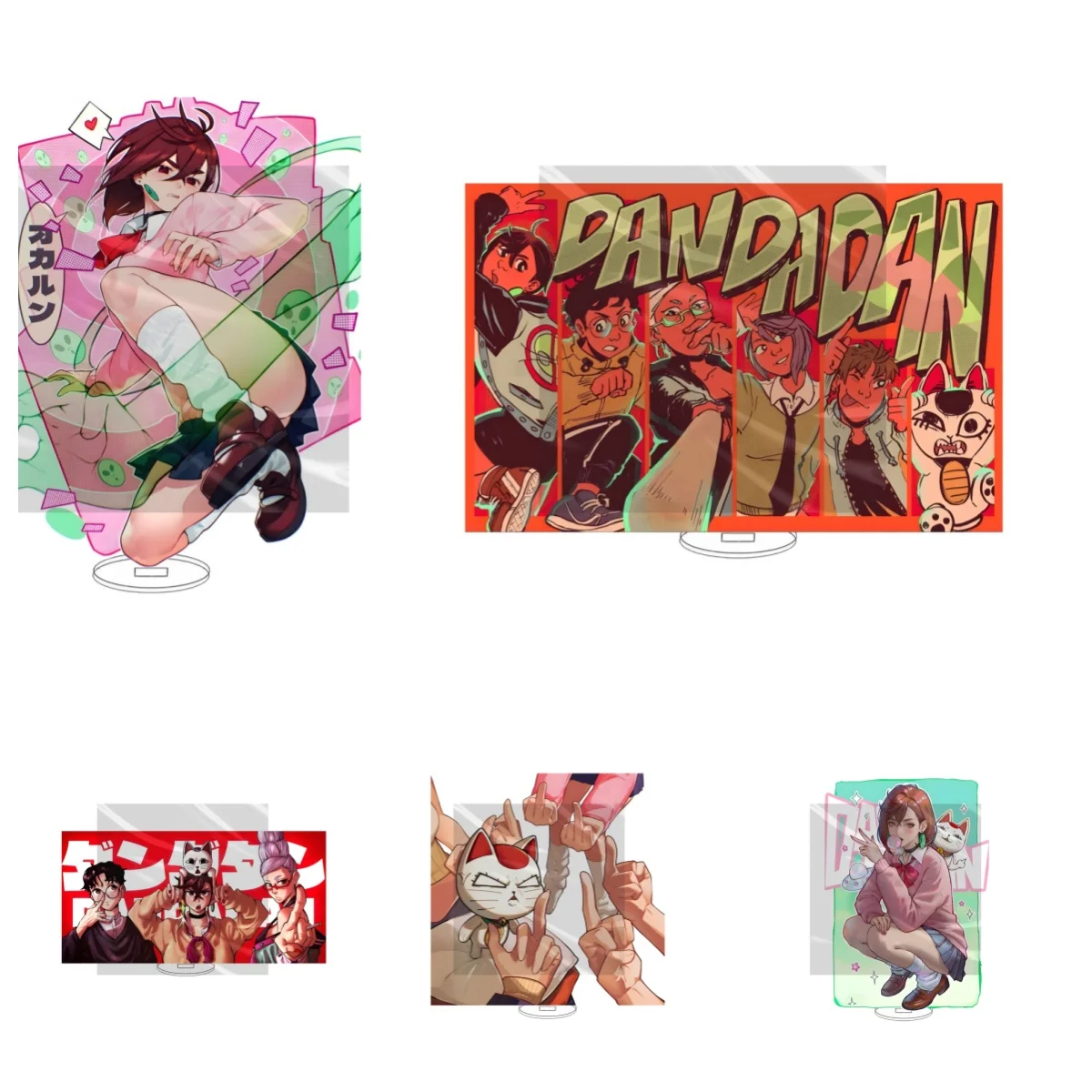 

15CM Hot Anime Dandadan Acrylic Stand Model Cosplay Characters Ornament Accessories Goods Christmas Gifts