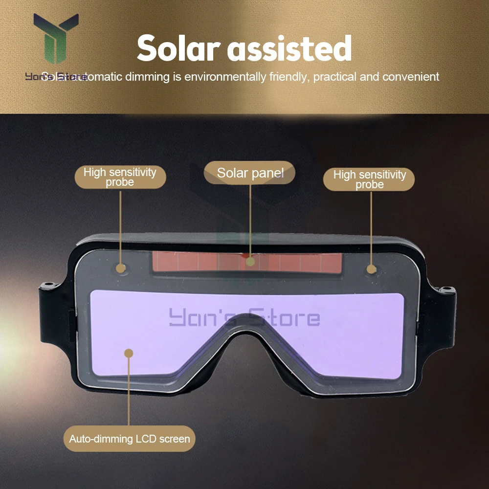 Welders Glass welding goggles Automatic Variable Photoelectric Welding Glasses Auto Darkening Welding Helmets Protective Glasse