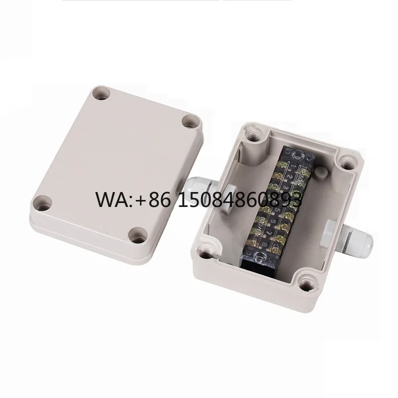 IP66 Waterproof 1IN1OUT ABS Solar Junction Box with 8×8 TB Terminal, Cost-effective Distribution Parts for Small Industrial Equi