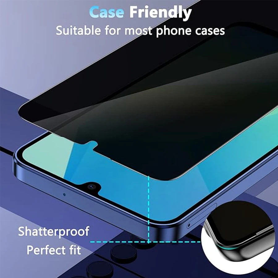 لهواوي Y8p المضادة للتجسس الخصوصية الزجاج المقسى حامي الشاشة متوافق مع HuaweiY8p غطاء كامل شاشة الهاتف فيلم #3