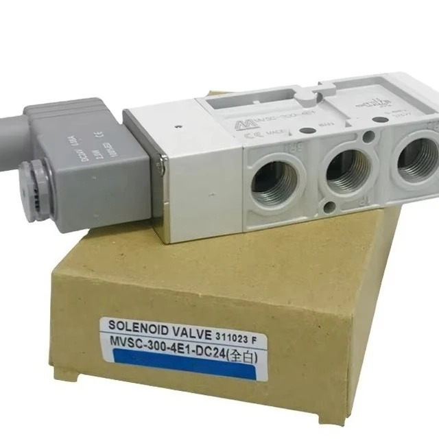 New MVSC-300-4E1 24Vdc 5/2 Way Pneumatic Solenoid Valve Fast Delivery