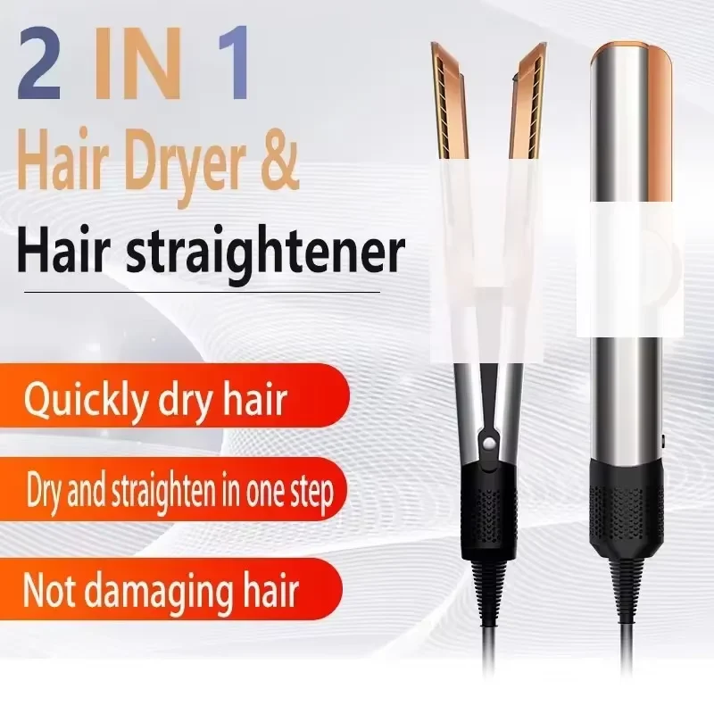 Tinsol 2-in-1 Luft-Haarglätter und -Trockner mit negativen Ionen, Haarstyler für langanhaltendes Styling, Haartrocknergerät für den Salon