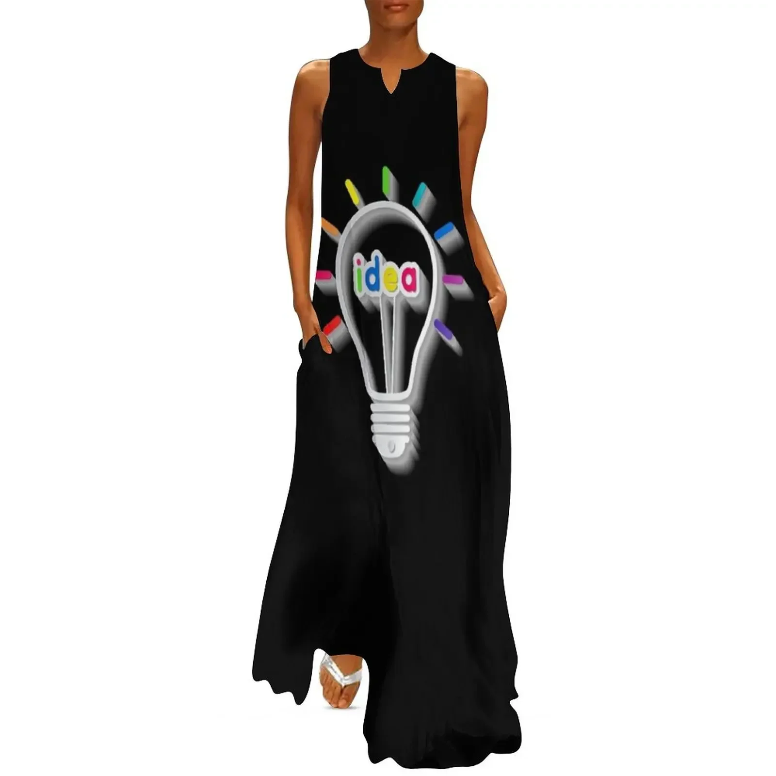 

Light bulb Idea Inventor for Men Women Kids Gear Long Dress african dresses for woman Dress