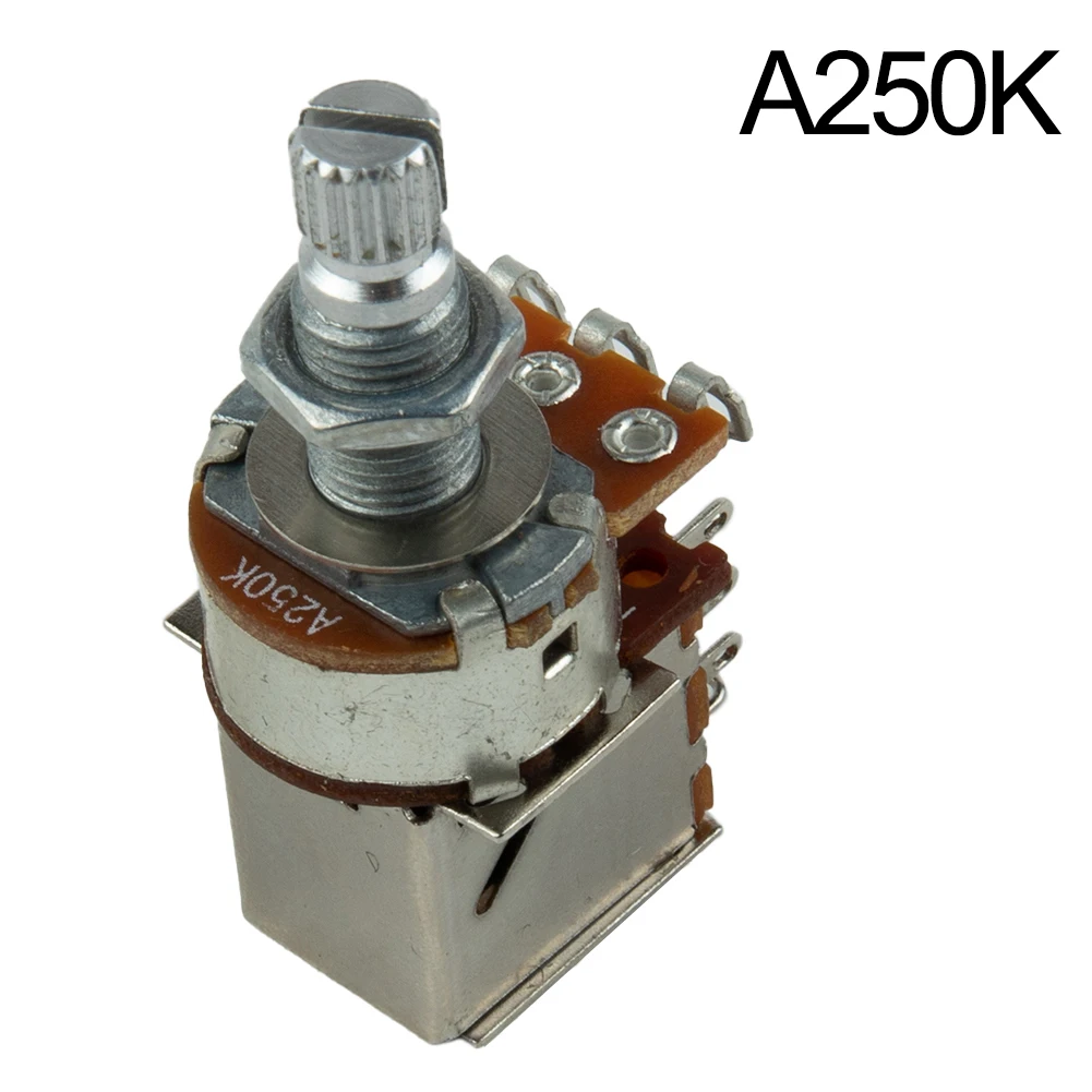 Superior Quality A250K/B250K/A500K/B500K Guitar Potentiometer 18mm Split Shaft Reliable Choice for Guitarists/Bassists