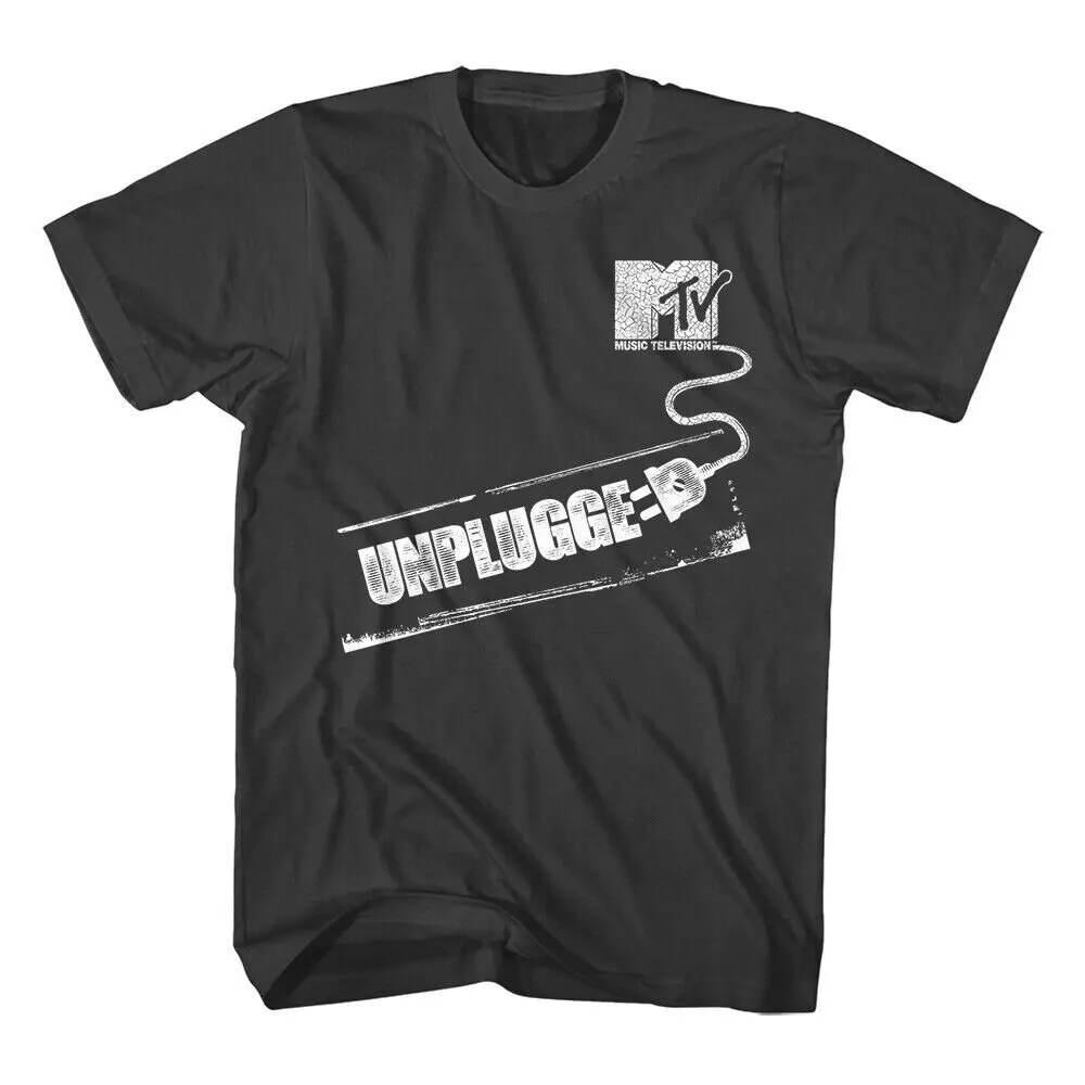 MTV T Shirt Unplugged TV Vintage Logo