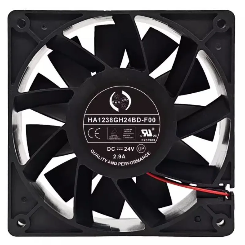 

Новый охлаждающий вентилятор HA1238GH24BD-F00 FOO 12038 24 В 2,9 А инверторный охлаждающий вентилятор 120X120X38 мм