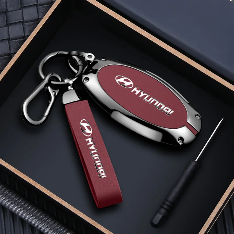 حافظة مفتاح السيارة عن بعد غطاء شل حامل حماية لـ Kona SX2 الجديد لشركة Hyundai IONIQ 6 2023 2024 ملحقات Grand Prix GN7 الجديدة