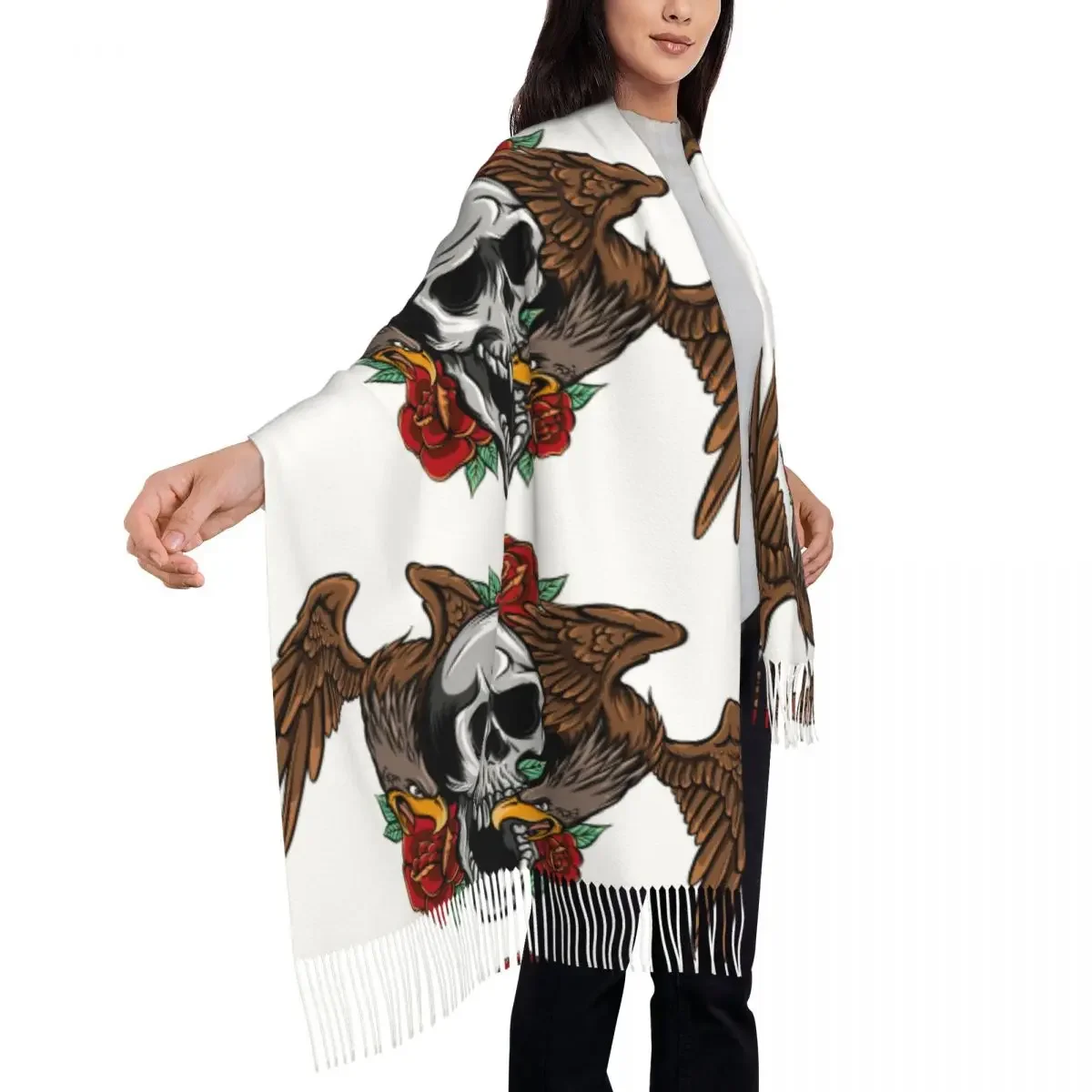 Personalized Printed Scarf Men Women Winter Warm Scarves Shawl Wrap