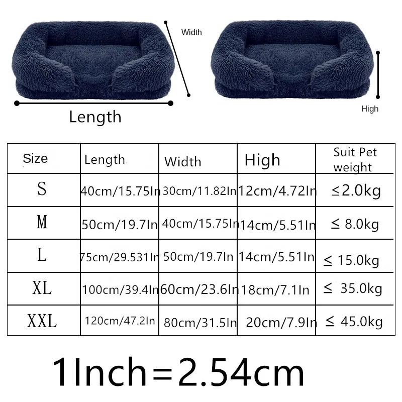 Plush Dog Sofa Bed 6