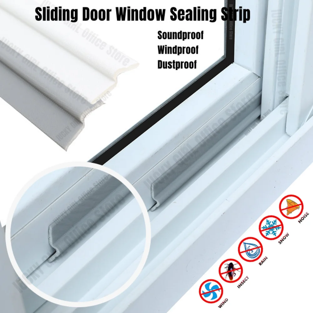 

10M New Soundproof Foam Window Sealing Strip Self Adhesive Dustproof Windproof Tape Weather Stripping Door Gap Filler Artifact