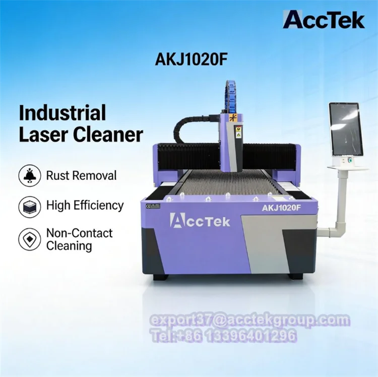 Exchange Platform AKJ1020F High Speed Industrial Fiber Laser Cutting Machine for Stainless Steel Carbon Steel Aluminum