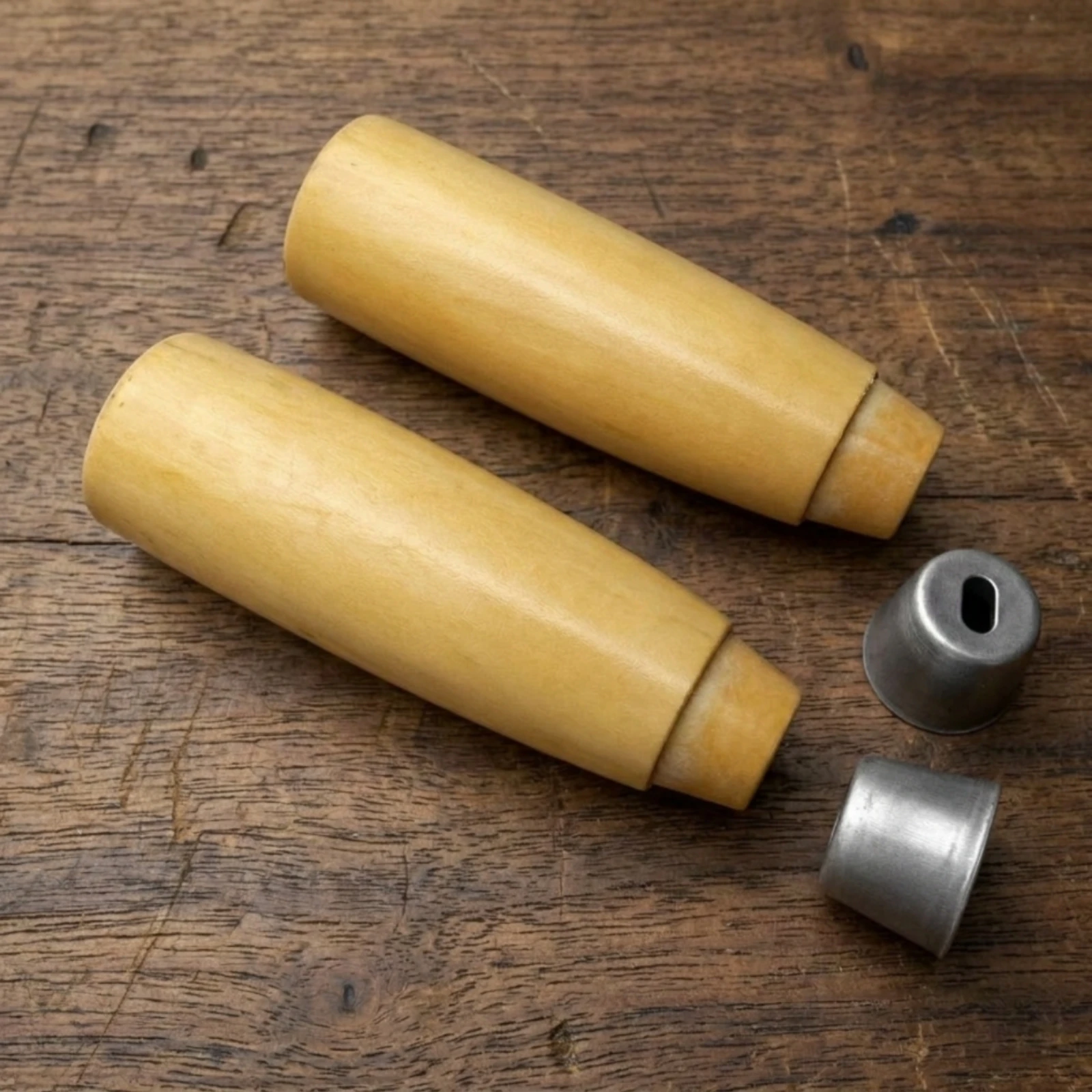 قطعتان من مقابض الشفرات الخشبي - مراجعة Woodworking Oil Finish وسعره