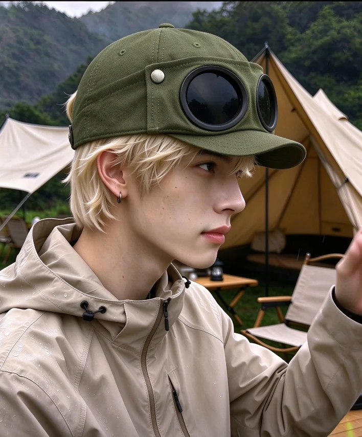 Vintage Pilot Baseball Cap With Detachable Goggles Baseball Cap Female Unisex Sunglasses Male Cap Baseballcap Boys Cap