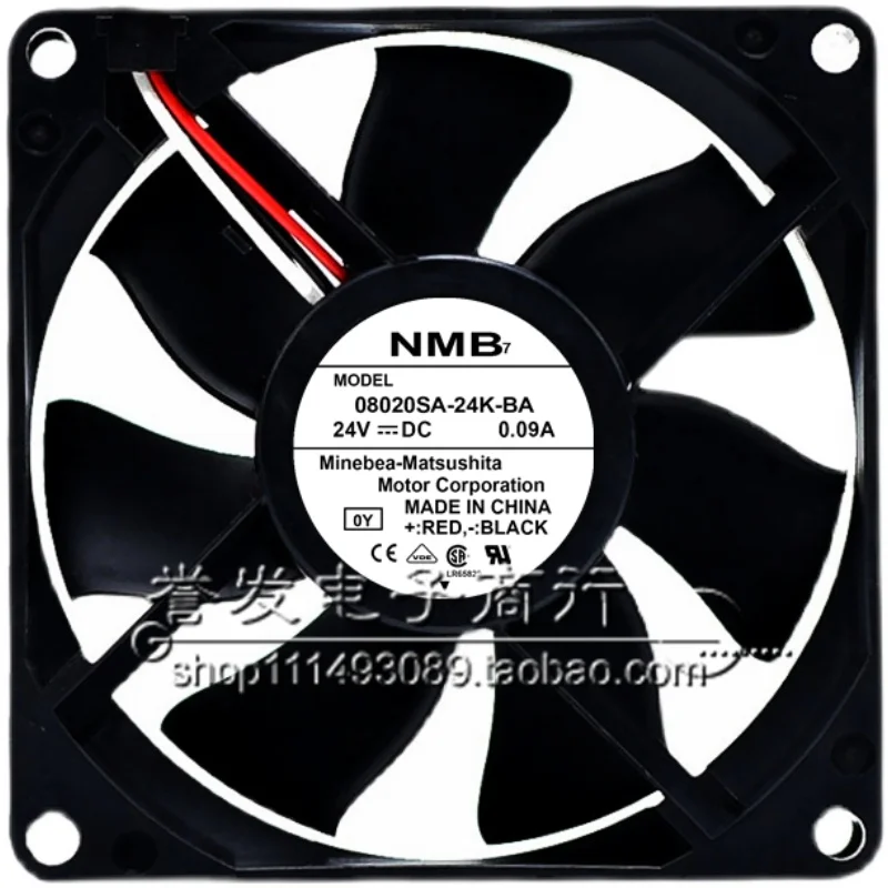 NEW ORIGINAL 08020SA-24K-BA 24V 0.09A 8020 80x80x20mm COOLING FAN RADIATOR