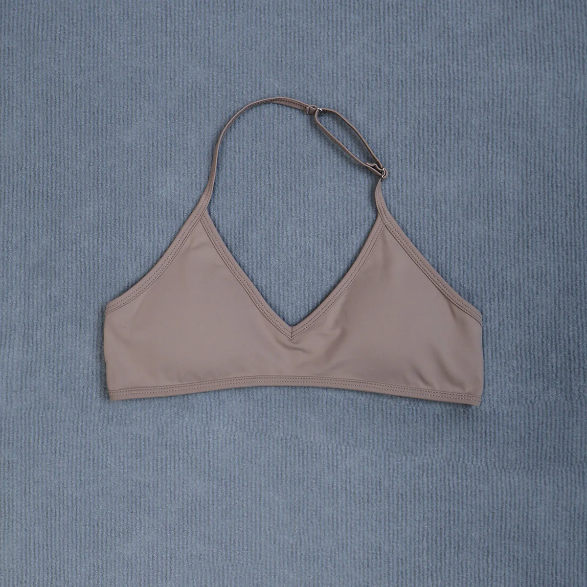 Damen-Sommer-Sport-Yoga-BH mit Neckholder-Ausschnitt, gepolstert, stoßdämpfend, rückenfrei, Crop-Top für Outdoor-Laufen und Fitness – Detail 22