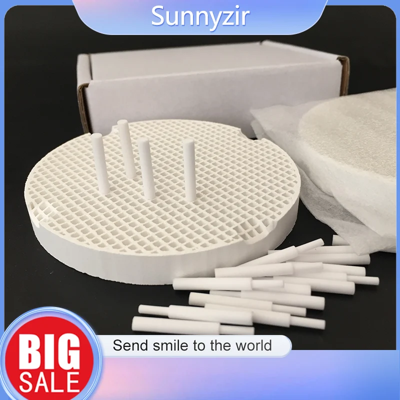 

Dental Round Honeycomb Firing Trays for Dental Lab Laboratory Honeycomb Firing Trays with Zirconia Pins with Metal Pins