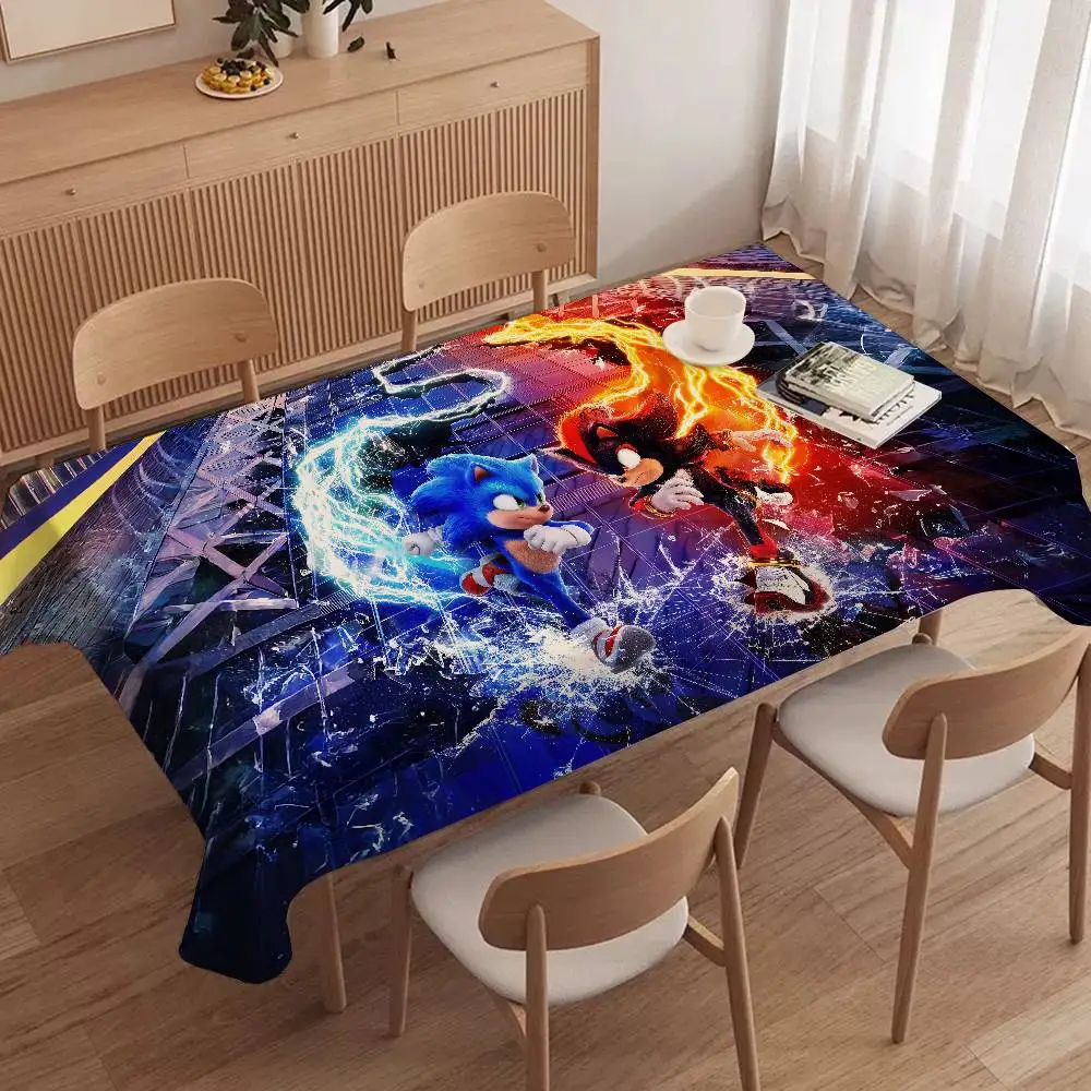 أمين H-القنفذ مفارش المائدة المنزلية لتزيين الطعام وإكسسوارات الطاولة المستطيلة قماش مقاوم للماء مضاد للبقع