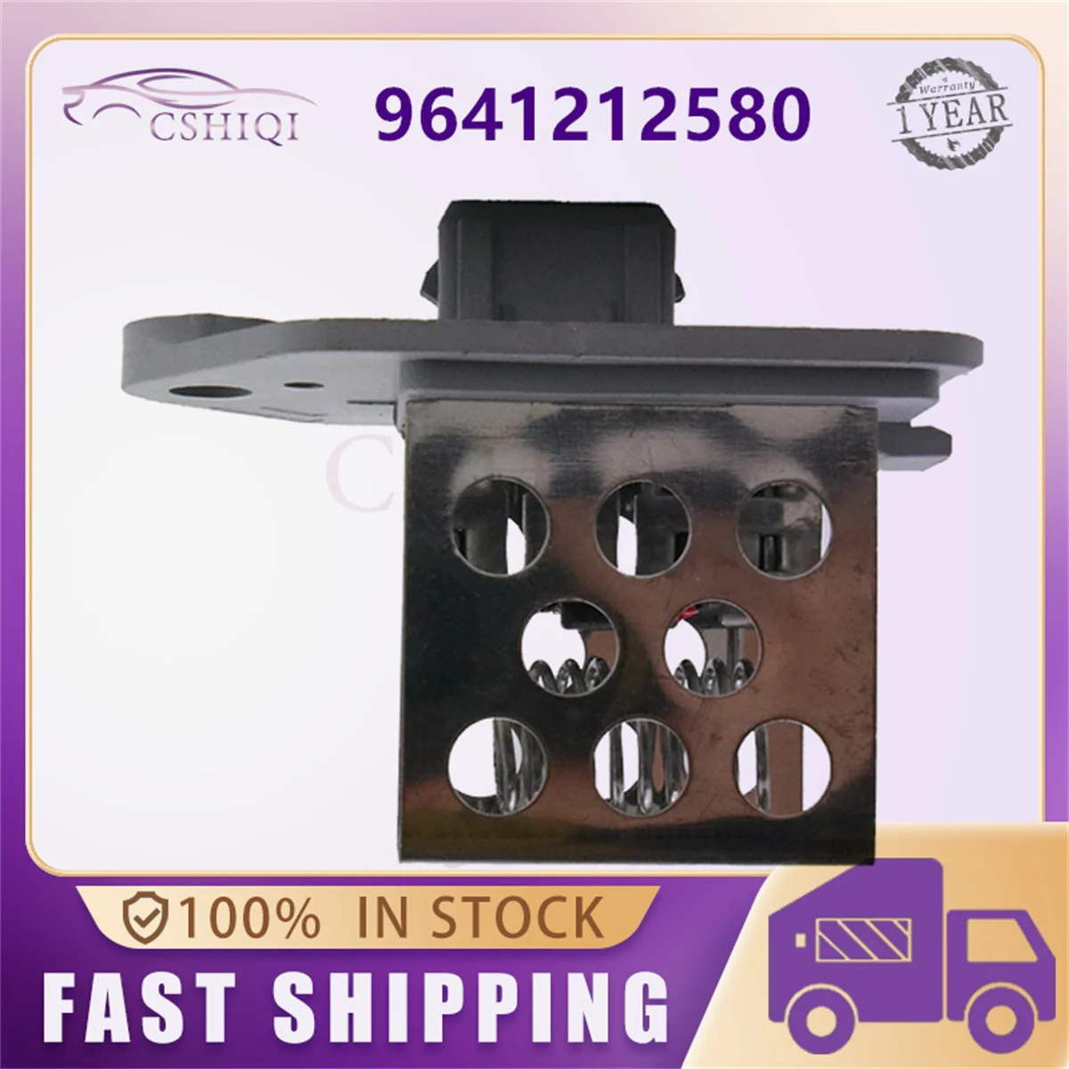 9641212580 For Peugeot 406 607 807 Partner Citroen Berlingo C5 C8 Xsara Heater Blower Motor Fan Resistor Car Accessories