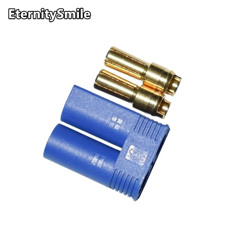 EC5 Connector Plugs Male and Female 5.0mm Golden Bullet Banana Plug for RC ESC Lipo Battery Electric FPV Racing Drones DIY Parts