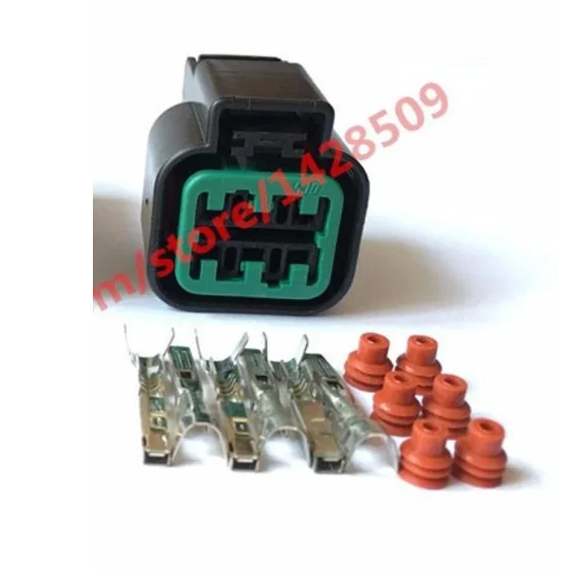 1 Pcs KUM 6 Pin Female Auto Waterproof Plastic Electronic Housing Socket PB625-06027