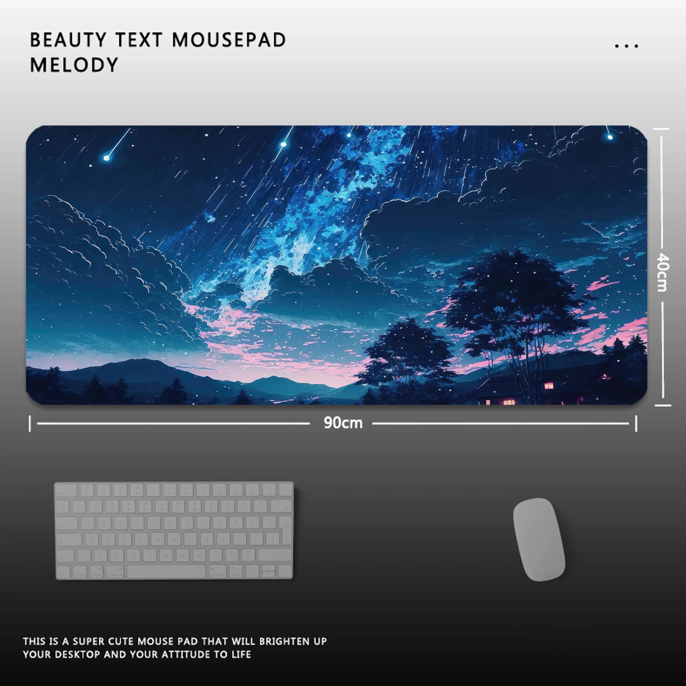 New Arrivals Large Gaming Mouse Pad Gamer Big Mouse Mat Computer Locking Edge MousePad 900x400 Keyboard Desk Starry Sky Mice Pad