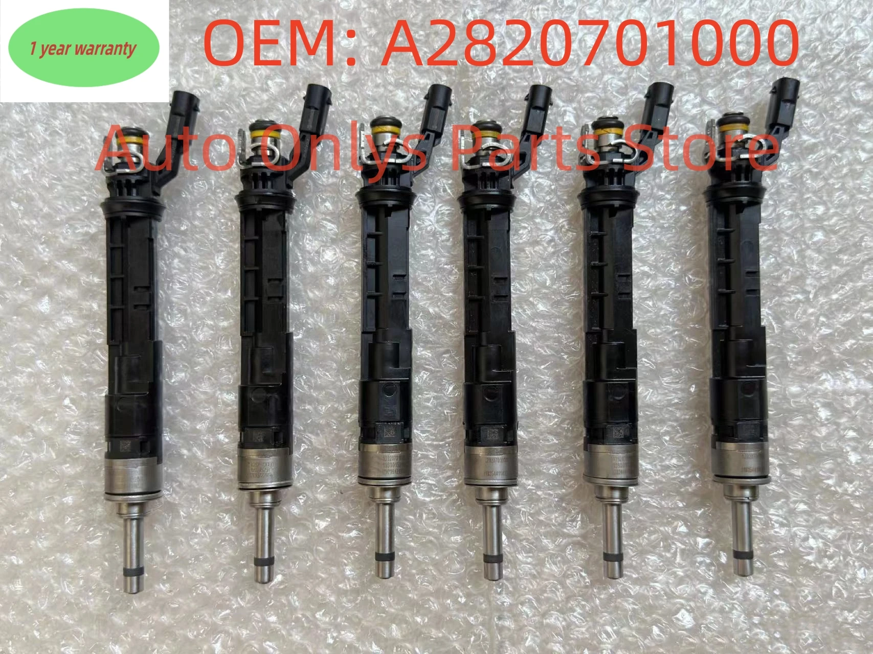 6pcs Fuel Injetcors Nozzle A2820701000 For Dacia Mercedes-Benz- Renault Clio 5 Megane 4 Kadjar Duster 2 1.3TCe 166001525R