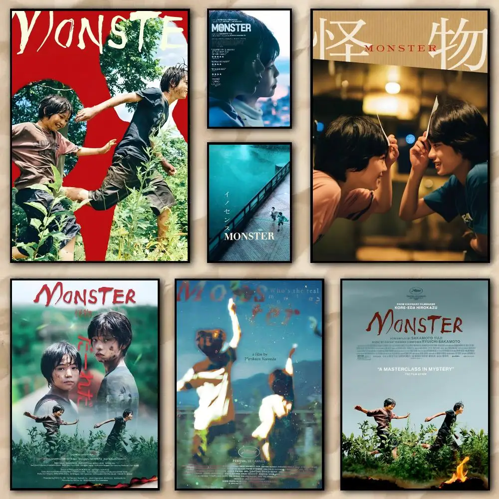 Movie M-Monster Poster HD Printing Wall Art Home Decor For Bedroom Drawing Room Office Idea Gift