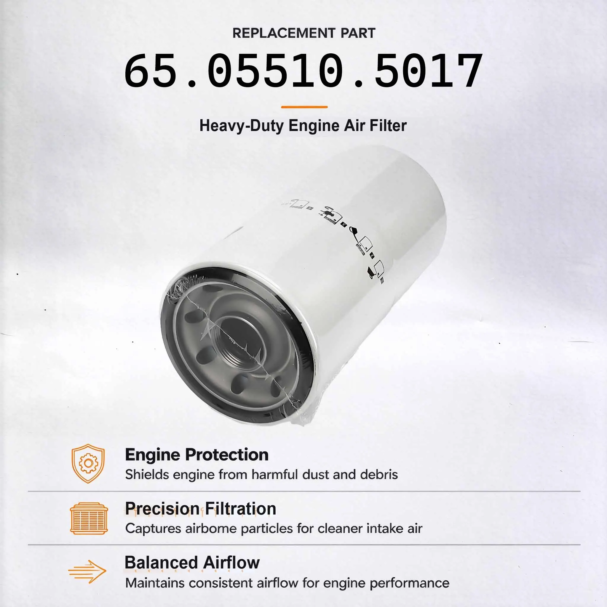 new Oil Filter 400508-00094 for DOOSAN DAEWOO DH360LC-V DH370-7 DH370LC-9 DX260LC DX300 DX300LC-7 DX300LC-9C DX3402014 DX340L