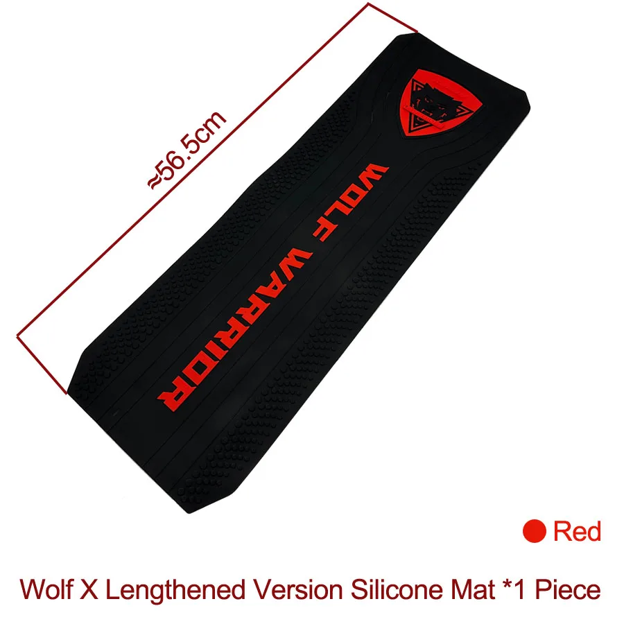 Wolf X Lenthened Silicone Mat Pedal Cover Pad Lengthen Version 56.5cm for Kaabo Wolf Warrior X 10inch Electric Scooter Original