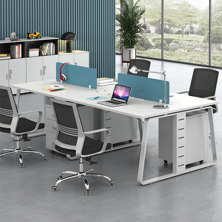 

Various Good Quality Staff Table 4 Person Furniture Workstation Modular Work Stations